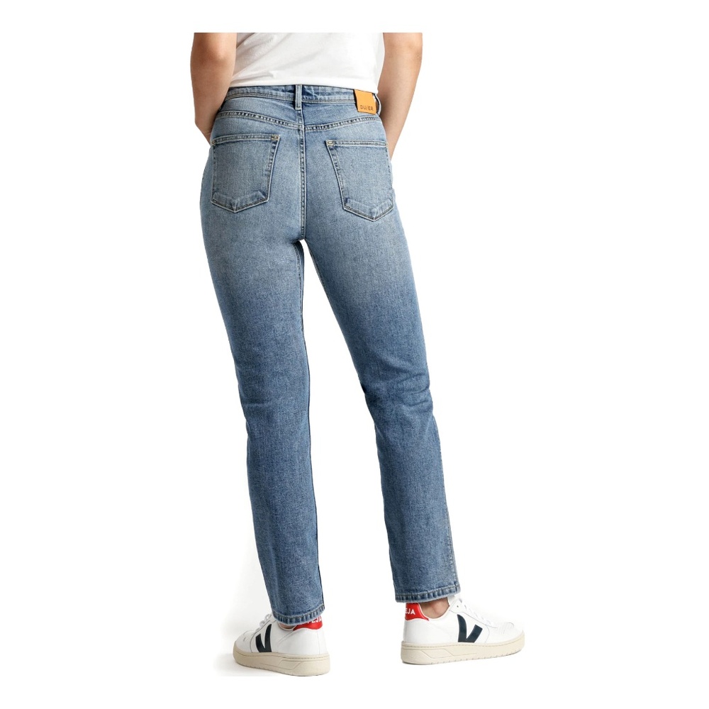 Midweight Performance Denim High Rise Straight Jean, 26X29 - Picture 3 of 6